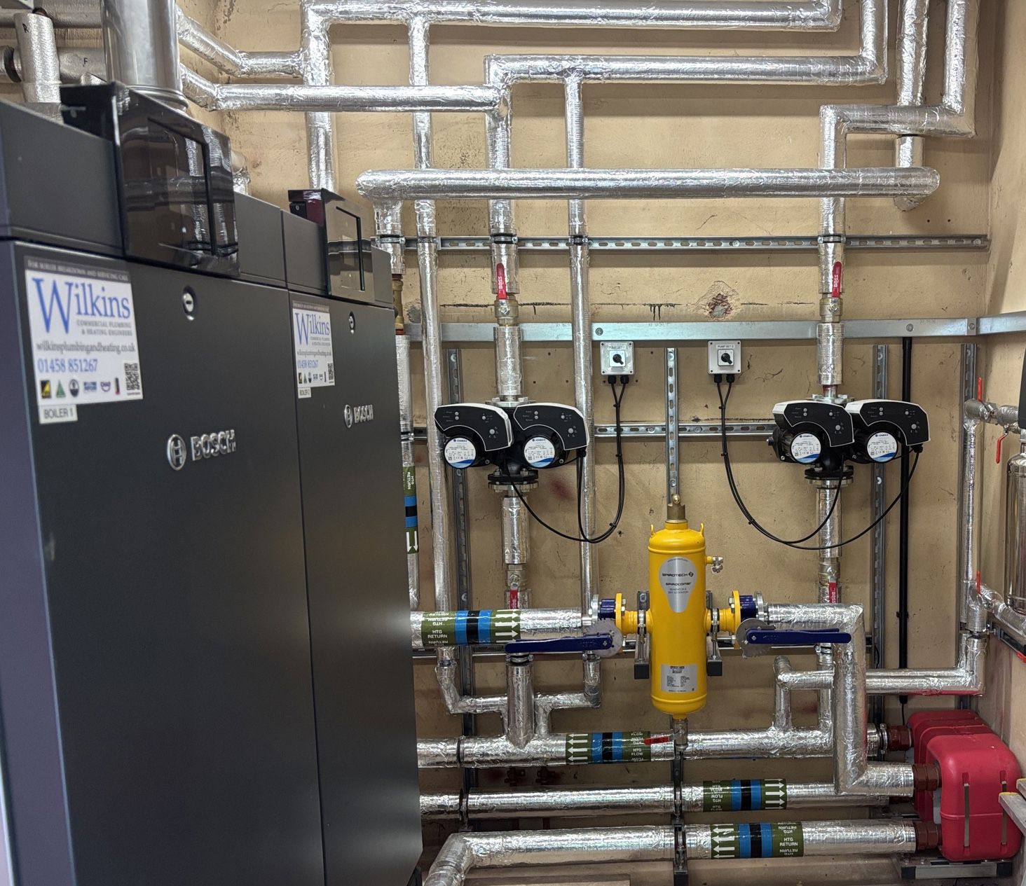 Comercial plant room